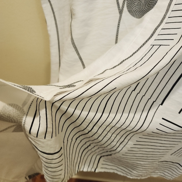 NorthStyle White Button down Roll up Sleeves tunic Shirt Plus Size 1X - Picture 11 of 13